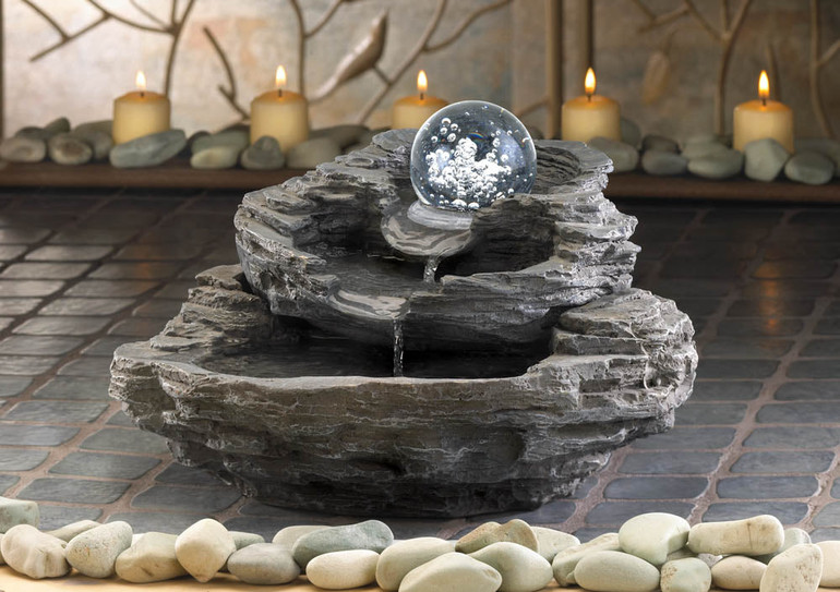 ROCK DESIGN TABLETOP FOUNTAIN