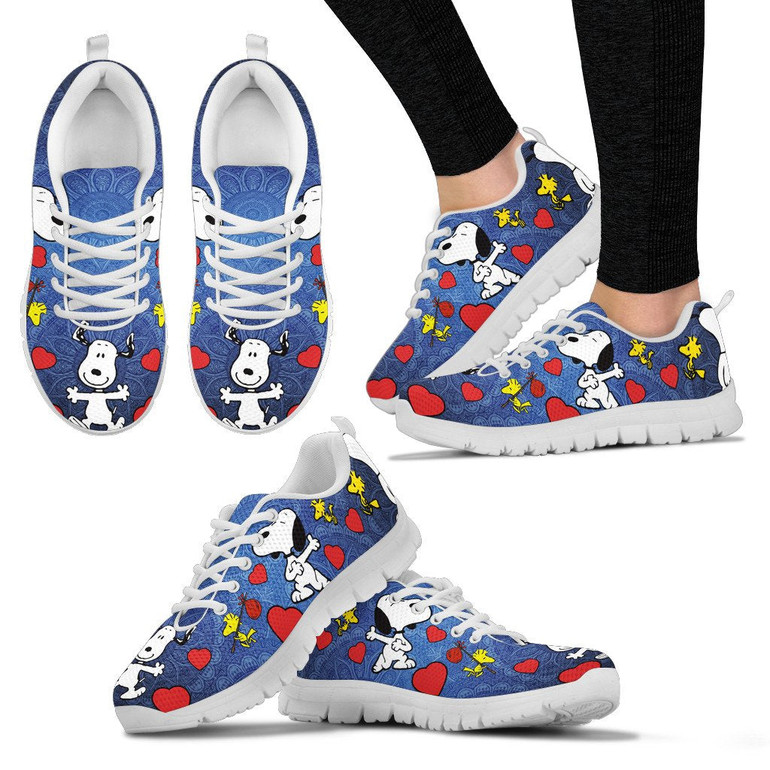 Snoopy Pattern Sneakers