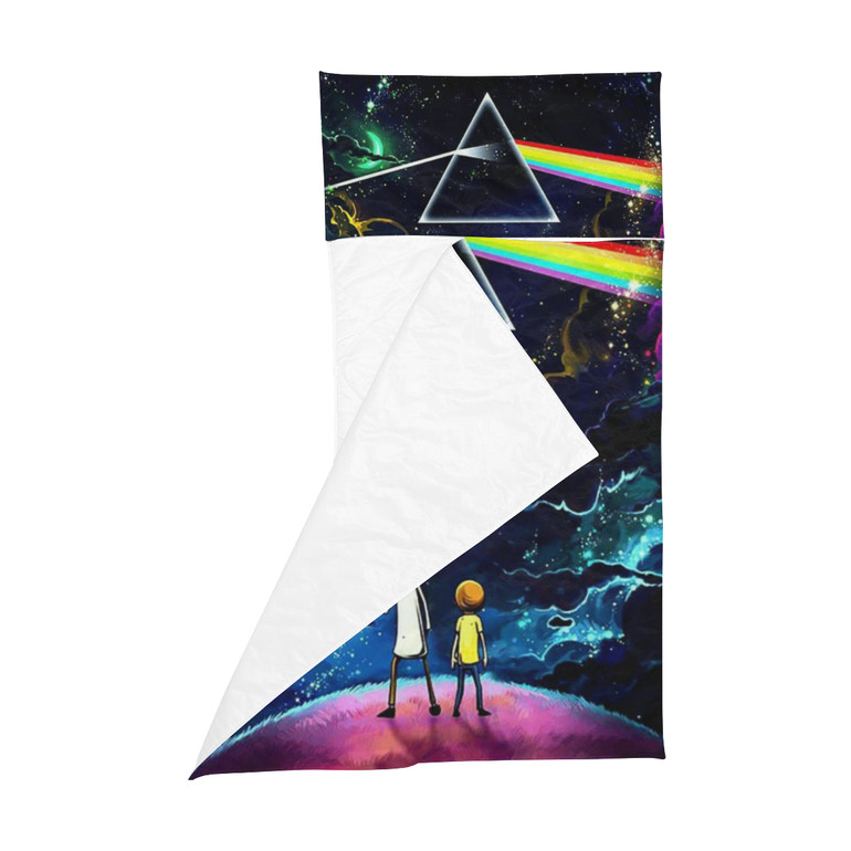 Rick and Morty Dark Side of the Moon Sleeping Bag for Kid