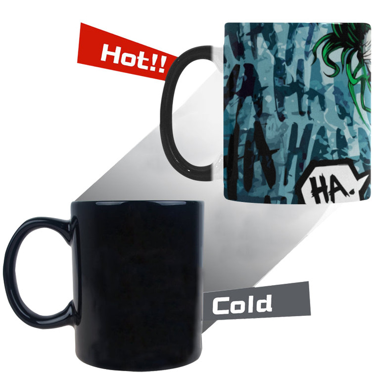 Joker Laughing Morphing Mug Magic Color Changing