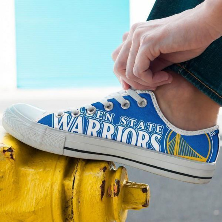 Golden State Warriors Low Top Sneakers Shoes For Men