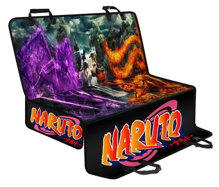 Naruto Vs Sasuke Pet Seat Cover