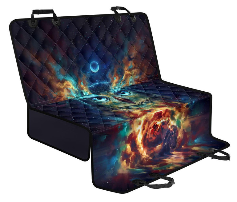 Owl Galaxy Pet Seat Cover