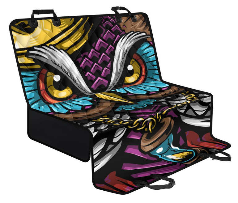 Owl Art Pet Seat Cover