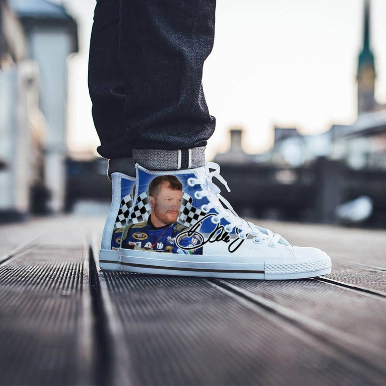 Dale Earnhardt Jr Nascar Mens High Top Sneakers High Top