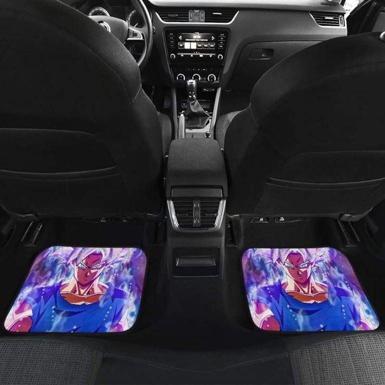 Goku Mastered Ultra Instinct Dragon Ball Car Floor Mats Front And Back