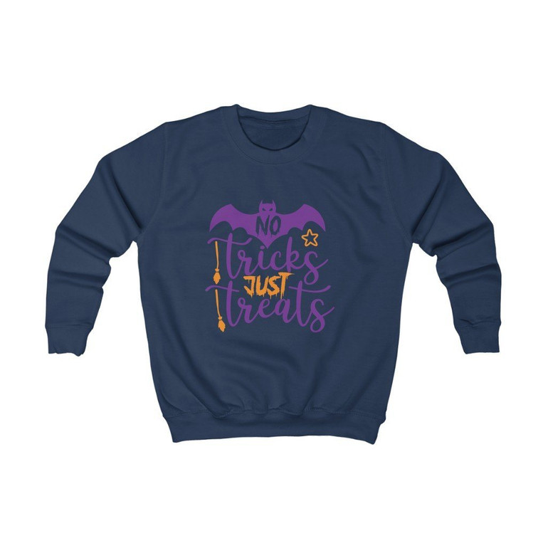 No Tricks Just Treats Kids Sweatshirt