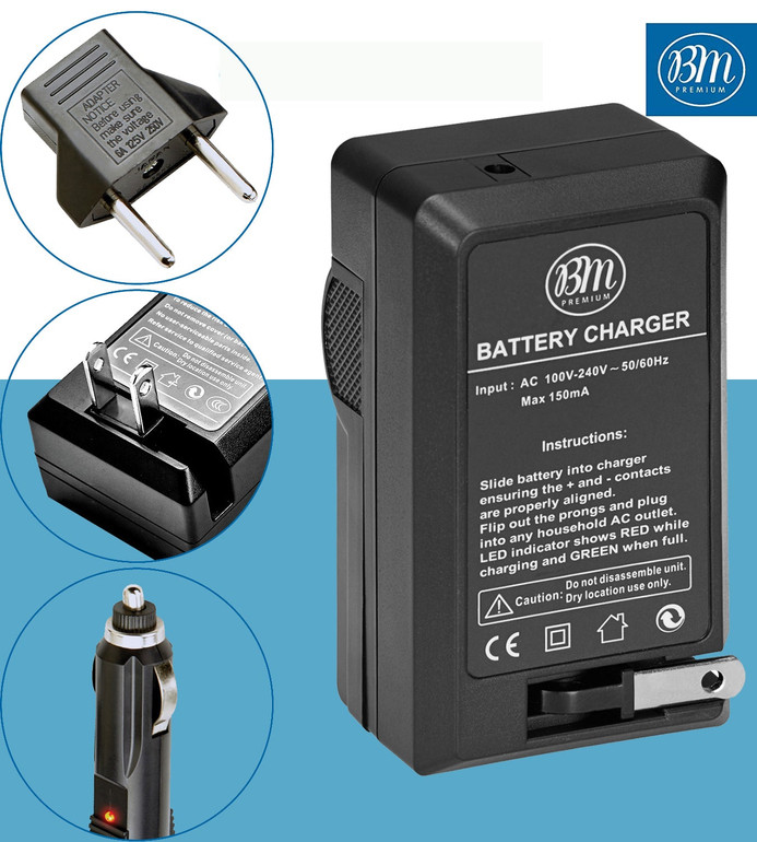 BM VW-VBT190 Battery and Charger for Panasonic HC-V800K HC-VX1K WXF1K V510 V520 V550 V710 V720 V750 V770 HC-VX870 HC-VX981 HC-W580 HC-W850 HC-WXF991