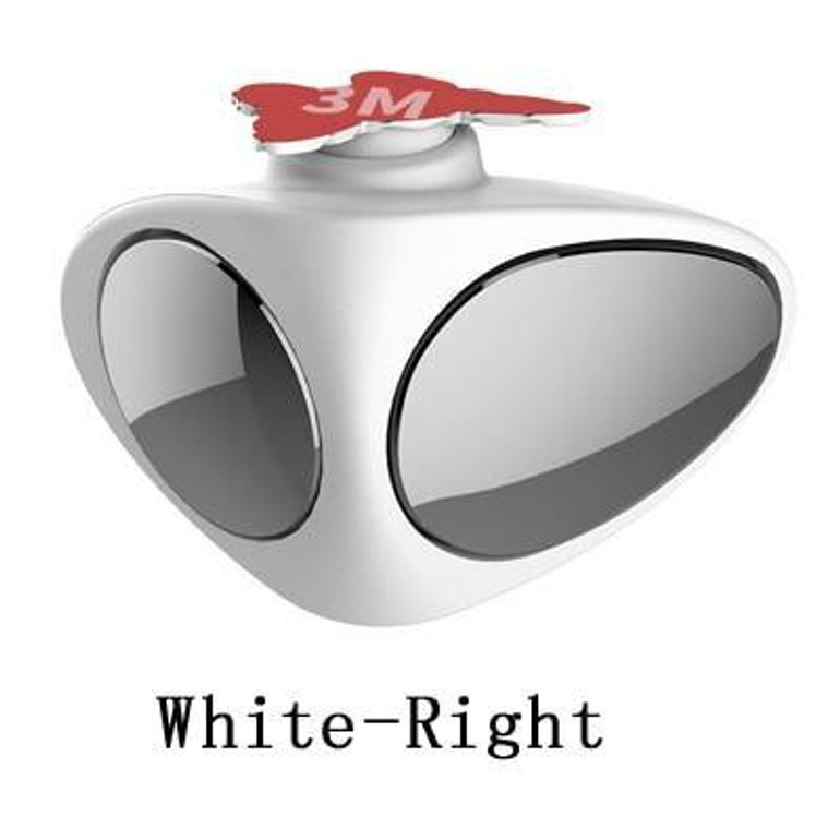 2 in 1 Car Convex mirror & Blind Spot Mirror Wide Angle Mirror 360 Rotation Adjustable Rear View Mirror View front wheel