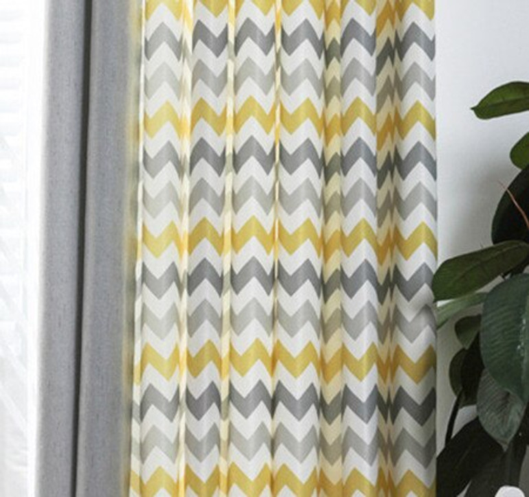 Curtains for Living Room Yellow Stripped Byetee Customized Bedroom Curtains for Window Drapes Home Decor Cortinas