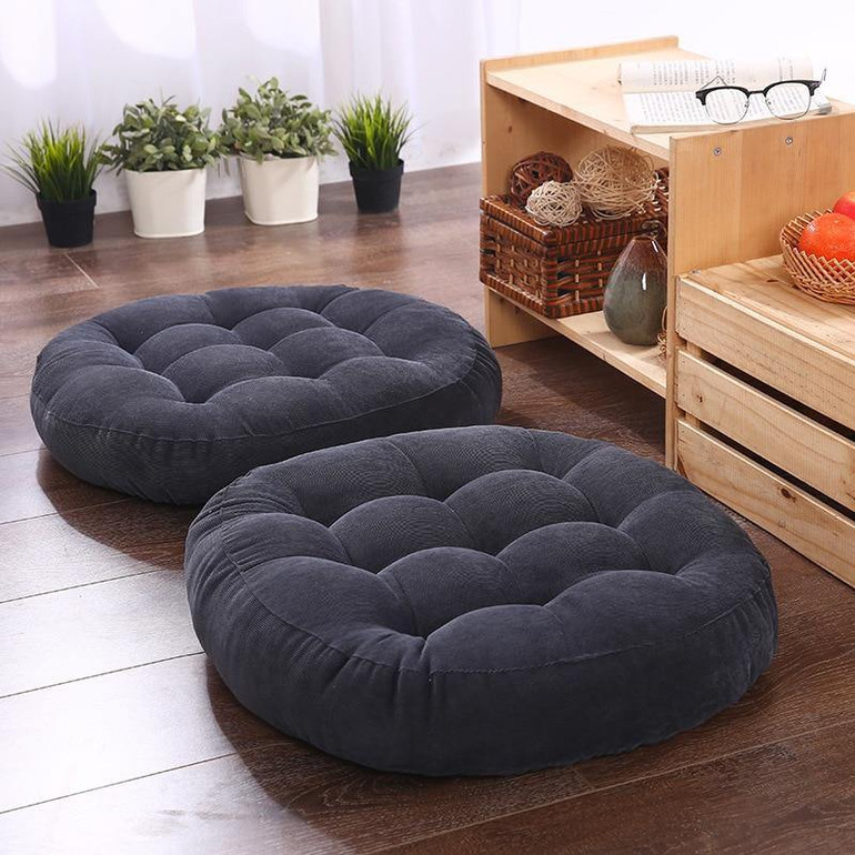 1Pcs Round Shape Floor Seat Cushion Soft Cotton Core Cotton Tatami Cushion Pillow Home Decoration Car Soft Sofa Cushion