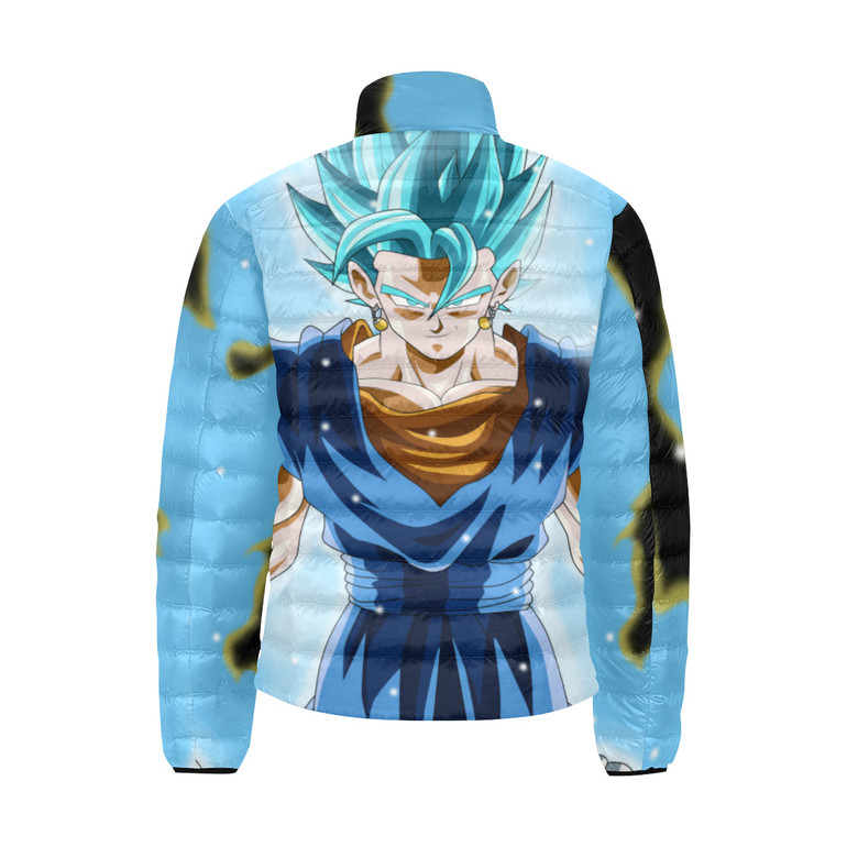 Vegetto Dragon Ball Super Stand Collar Padded Jacket Unisex