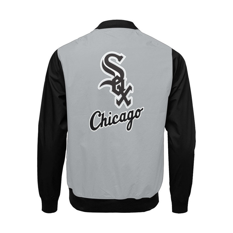 Chicago White Sox All Over Print Bomber Jacket for Men