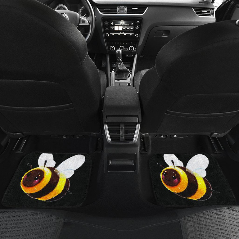 Bee Front And Back Car Mats