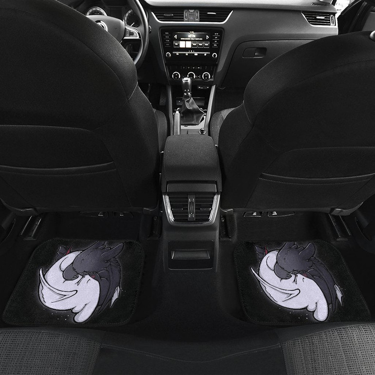 Toothless And Light Fury Front And Back Car Mats