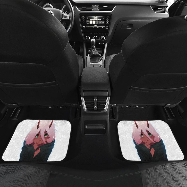 Zero Two Darling In The Franxx Front And Back Car Mats
