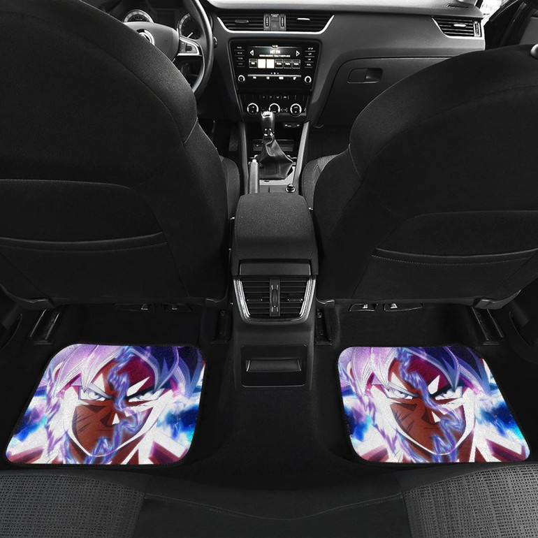 Goku Ultra Instinct Front And Back Car Mats