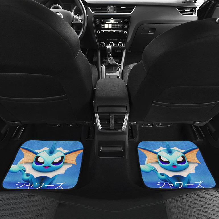 Vaporeon Pokemon Front And Back Car Mats