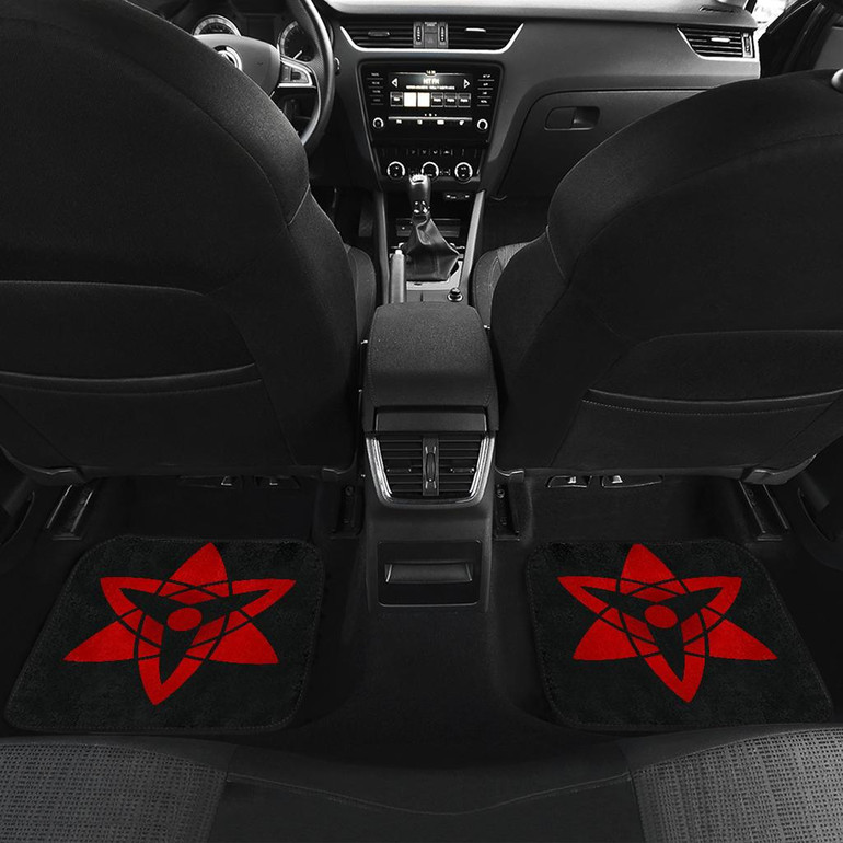 Magekyo Sharingan Front And Back Car Mats