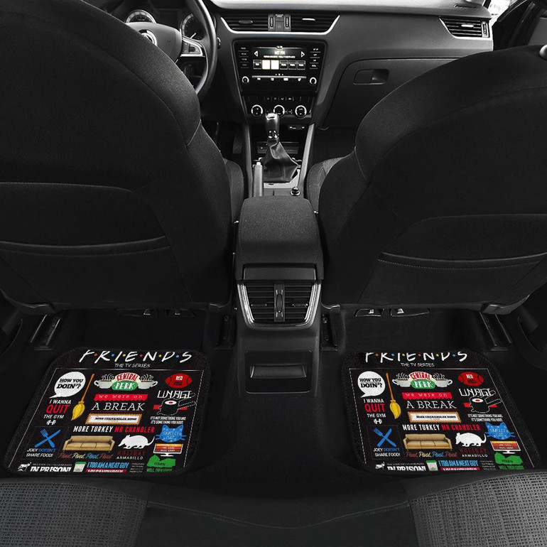 Friends TV Show Poster Car Mats