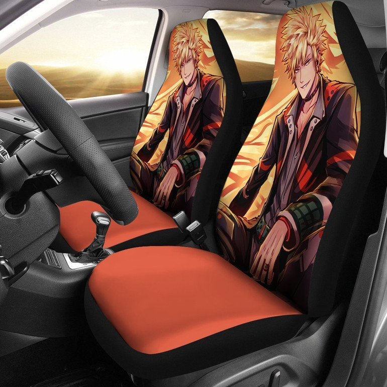 Katsuki Bakugou Kacchan Anime Car Seat Covers