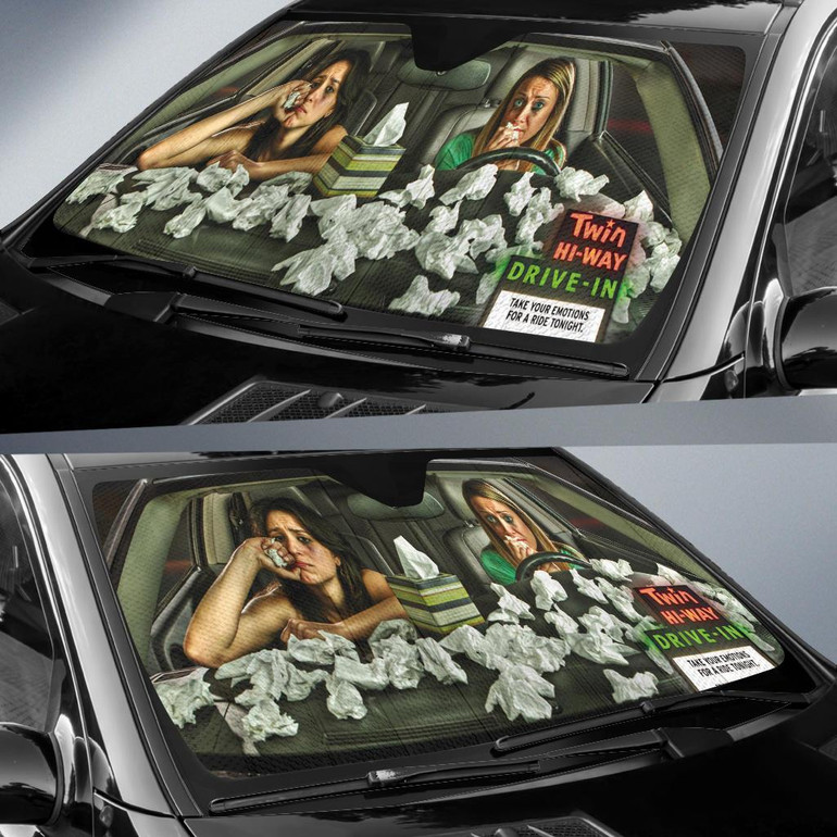 Funny Girl Cry Auto Car Sun Shade Windshield