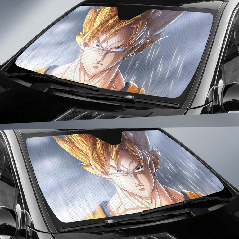 Goku Dragon Ball Auto Car Sun Shade Windshield