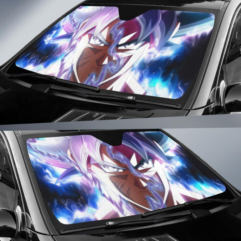 Goku Ultra Instinct Dragon Ball Super Auto Car Sun Shade Windshield