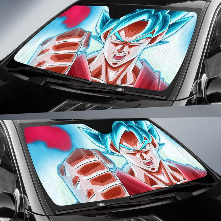 Son Goku Dragon Ball Auto Car Sun Shade Windshield