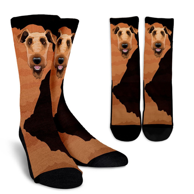 Real Airedale Terrier Socks Real Airedale Terrier Socks