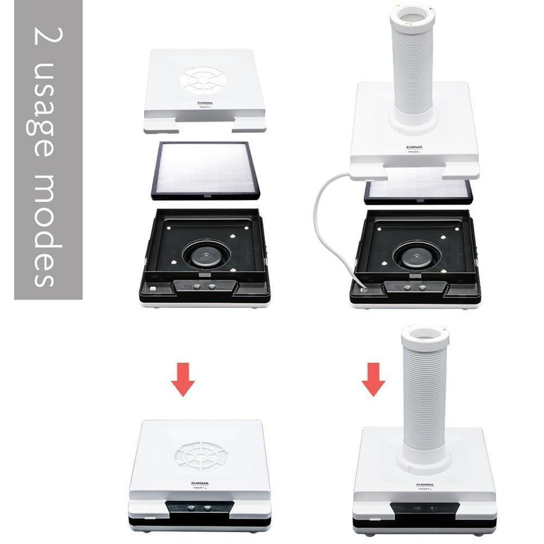Dual Use Nail Suction Dust Collector