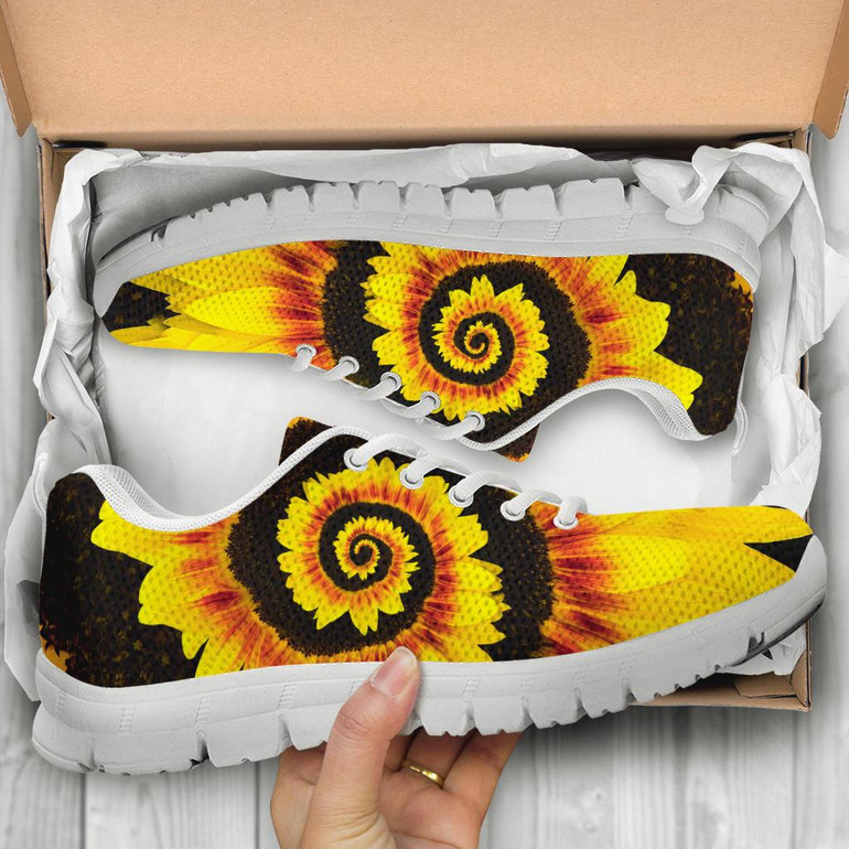Twisted Tornado Sunflower Sneakers  Black