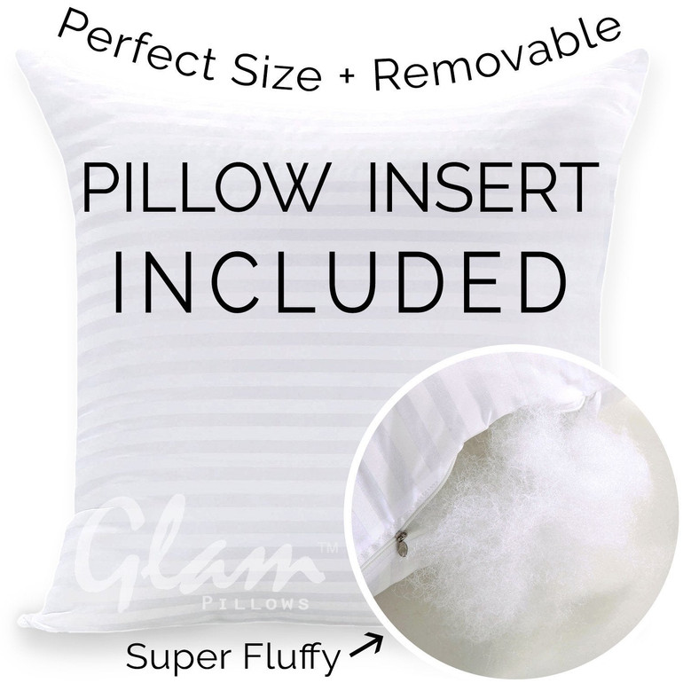 White & Gold Reversible Sequin Glam Pillow