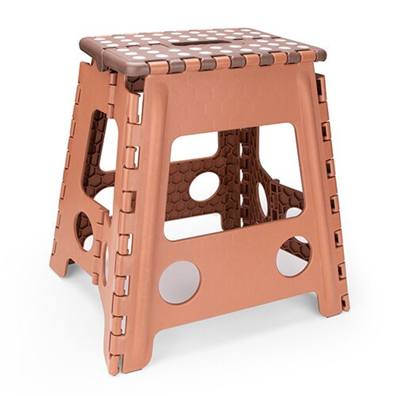 Living Plastic Folding Step Stool 15 inch Height Premium Foldable Stool for Kids & Adults Kitchen Garden Bathroom Stepping Stool