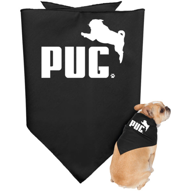 Pug Dog Bandana