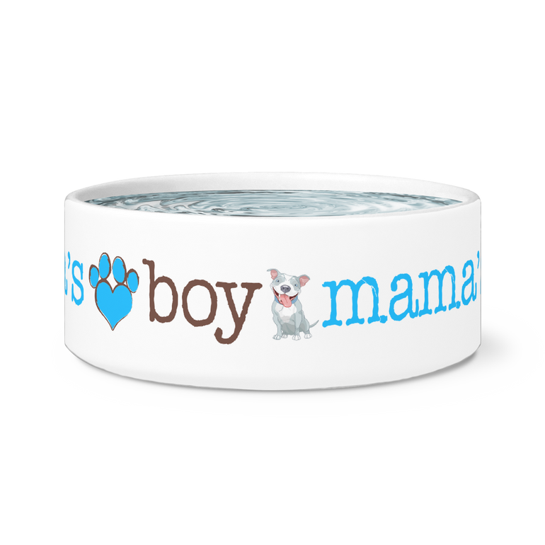 Mama's Boy Pit Dog Bowl