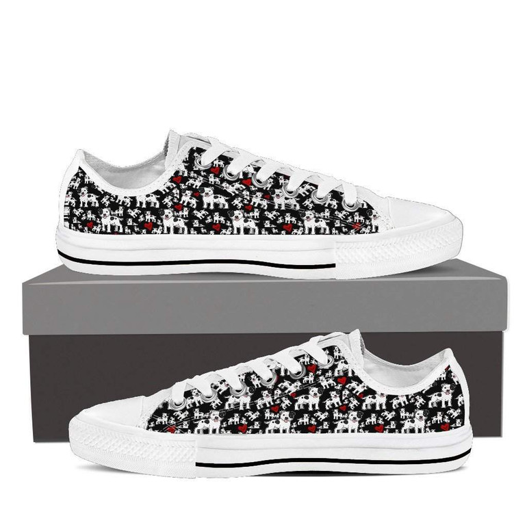 Cute Pitbull Canvas Shoes