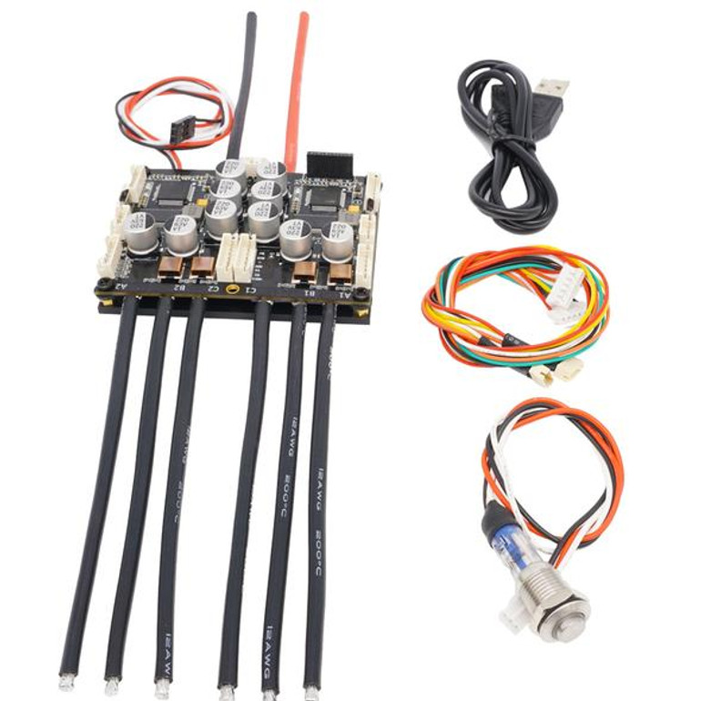 Dual FSESC4.20 Plus (Based on VESC ) with Anodized Aluminum Heatsink | Diy Build