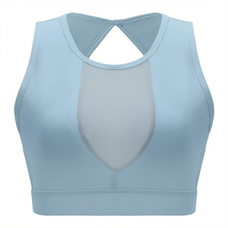 Women's Quick-Dry Gym Crop Top  For Running