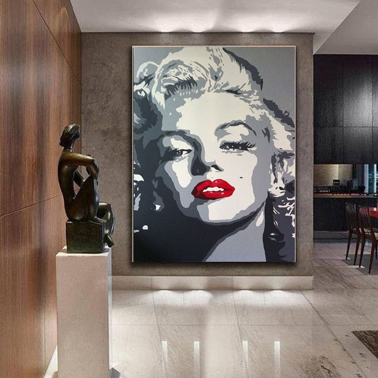 Marilyn Monroe Art on Canvas