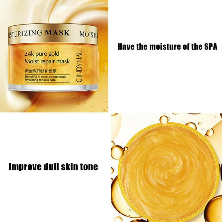 Hot 24K Gold Facial Mask Anti Aging Care Anti Wrinkle