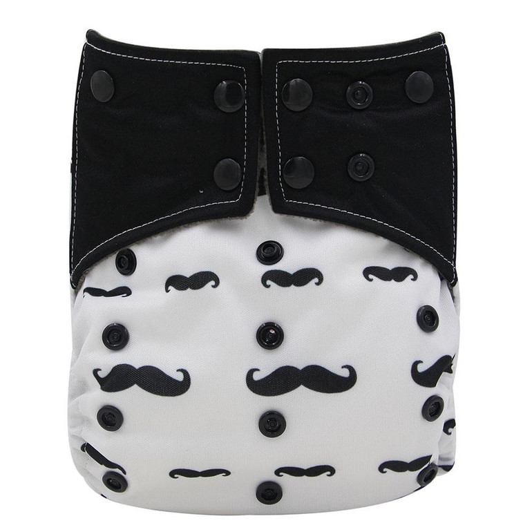 Reusable Diaper Nappies Washable Bamboo Charcoal AI2 Cloth Pocket Diapers with Insert Microfibra Infant Baby Diaper Cover