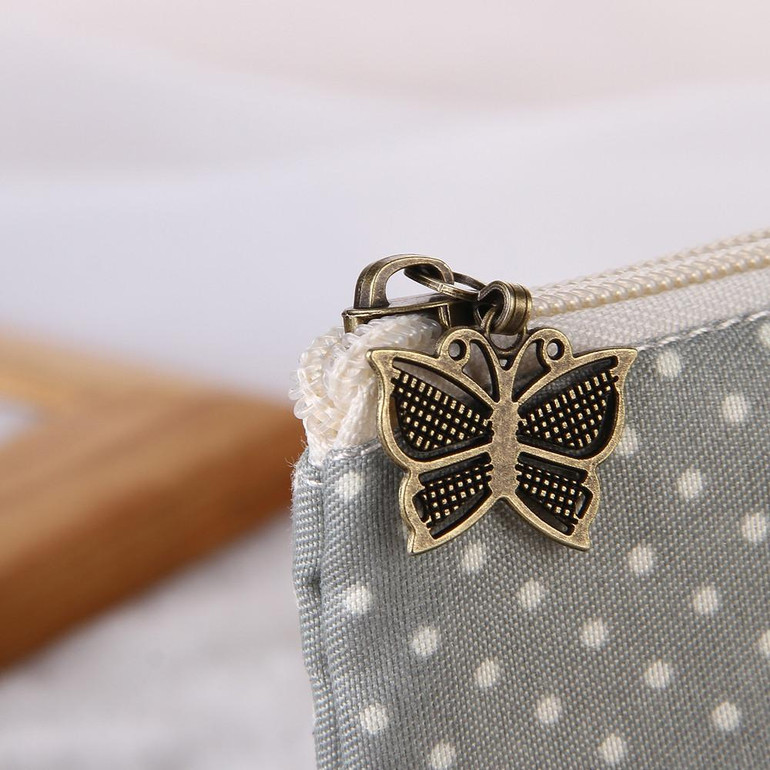 Dot Pattern Cosmetic Bag Women Portable Makeup Bags Lady Zipper Cosmetics Bag Pencil Bag Girl Travel Make Up Pouch