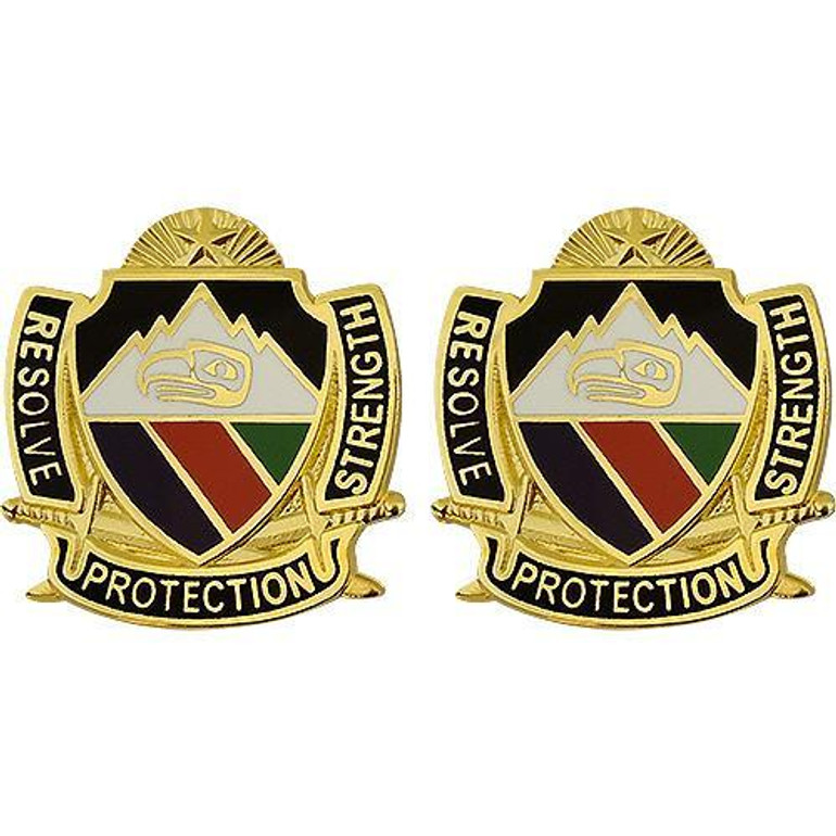 3rd Maneuver Enhancement Brigade Unit Crest (Resolve Protection Strength)