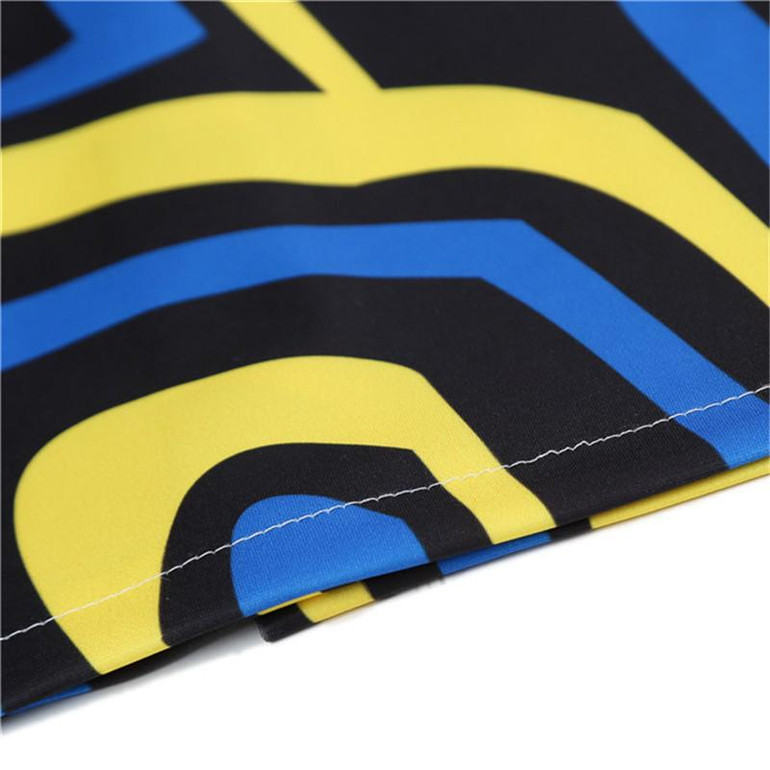 H Han Queen New Slim Vintage High Waist Skirt Plus Size Geometric Printed Pencil Skirts Women Knee-Length Ladies Office Clothing