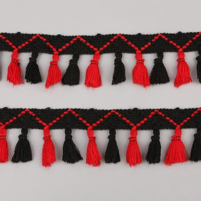 2Yard/Lot Pompom Lace Knitted Fabric 45MM Pompom Tassel Trim Ball Fringe Ribbon DIY Sewing Accessory Handmade Craft