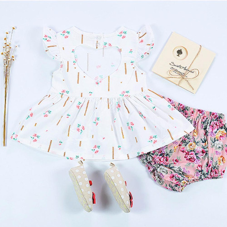 Newborn Infant Kids Baby Girls Dress Princess Party Wedding Pageant Tutu Dresses 0-24M