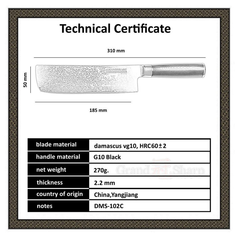 Damascus Nakiri Knife Japanese Steel Chef Slicing Vegetable Kitchen Knife G10 Handle Cooking Tools 67 layer vg10 Sharp Stainless