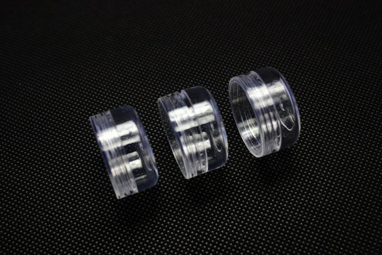 3g transparent small round bottle jars pot
