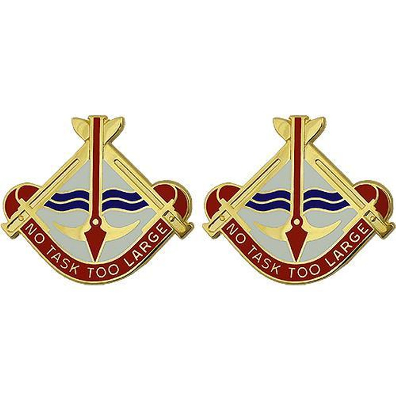 35th Engineer Brigade Unit Crest (No Task Too Large)